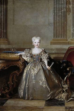 Mariana Victoria of Spain 1724 by Nicolas de Largilliere  Location TBD 